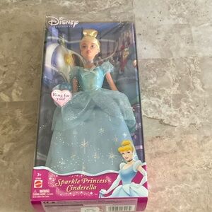 Disney Sparkle Princess Cinderella Doll - Light Blue